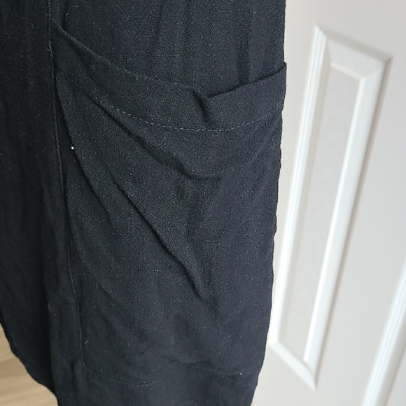 HYFVE Black Mini Skirt with Tie Waist - Picture 3 of 6